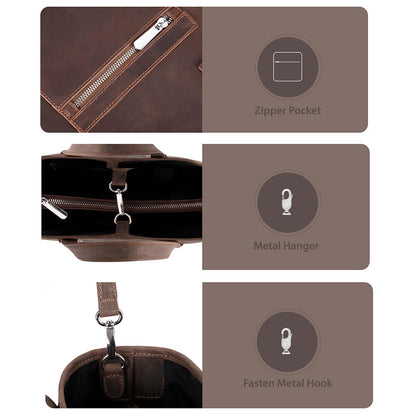 Seraya Genuine Leather Tote Bag