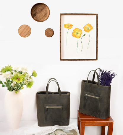 Seraya Genuine Leather Tote Bag