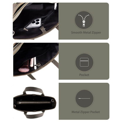 Seraya Genuine Leather Tote Bag