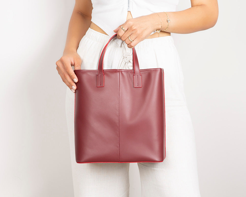 Seraya Genuine Leather Tote Bag