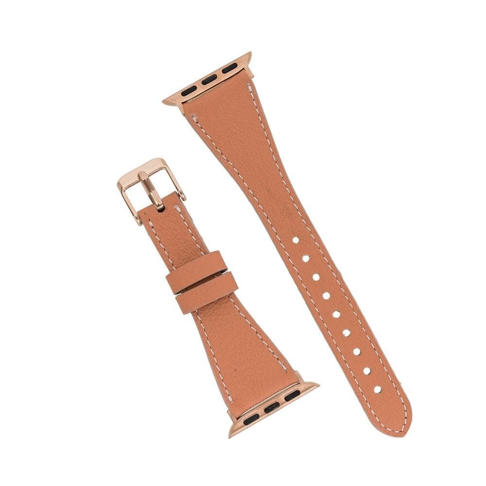 Leather Apple Watch Bands - Clasic Slim Style 
