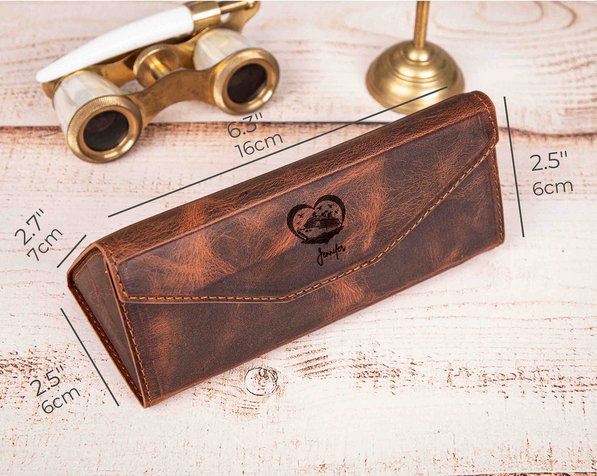 Smart Glasses Leather Case