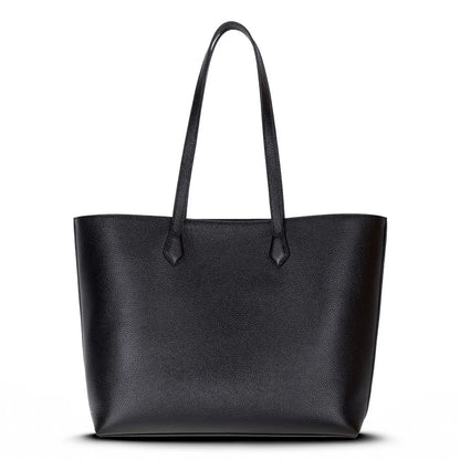 Solea Large Leather Shoulder Bag with Suede Lining