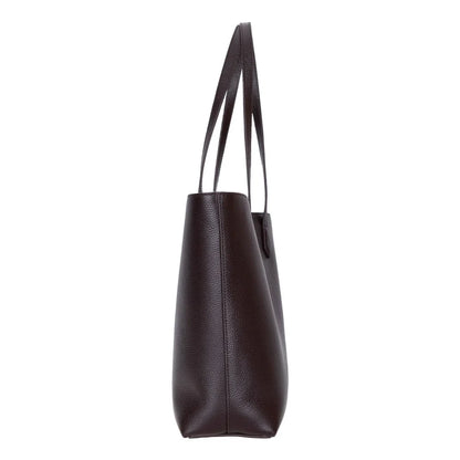 Solea Large Leather Shoulder Bag with Suede Lining