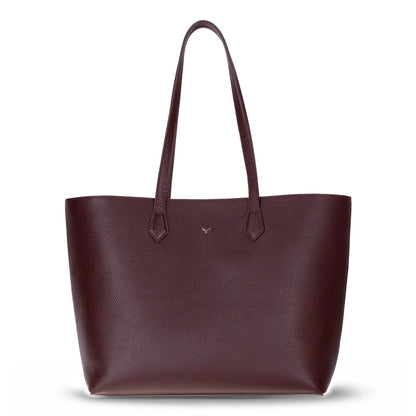 Solea Large Leather Shoulder Bag with Suede Lining