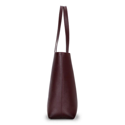 Solea Large Leather Shoulder Bag with Suede Lining