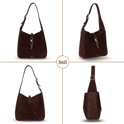 Pebbled Leather Women's Shoulder Bag
