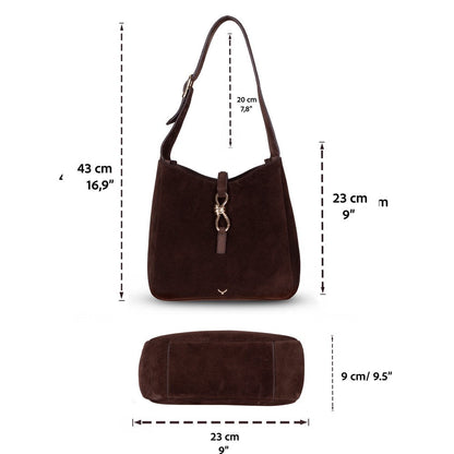 Pebbled Leather Women's Shoulder Bag