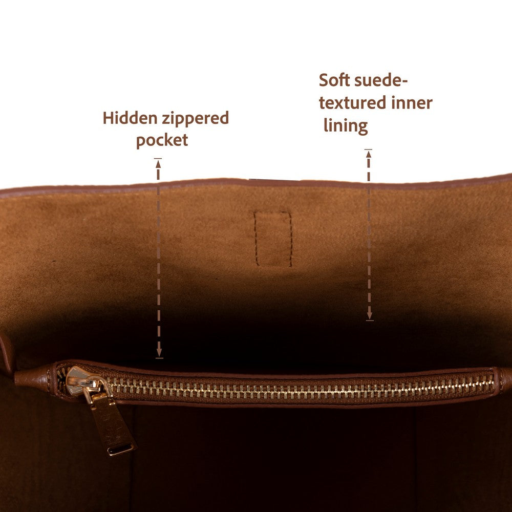 Pebbled Leather Women's Shoulder Bag