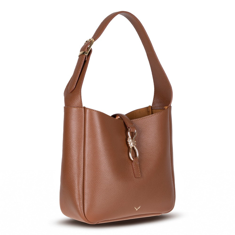 Pebbled Leather Women's Shoulder Bag