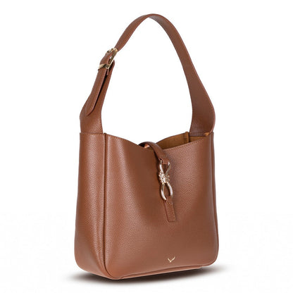Pebbled Leather Women's Shoulder Bag