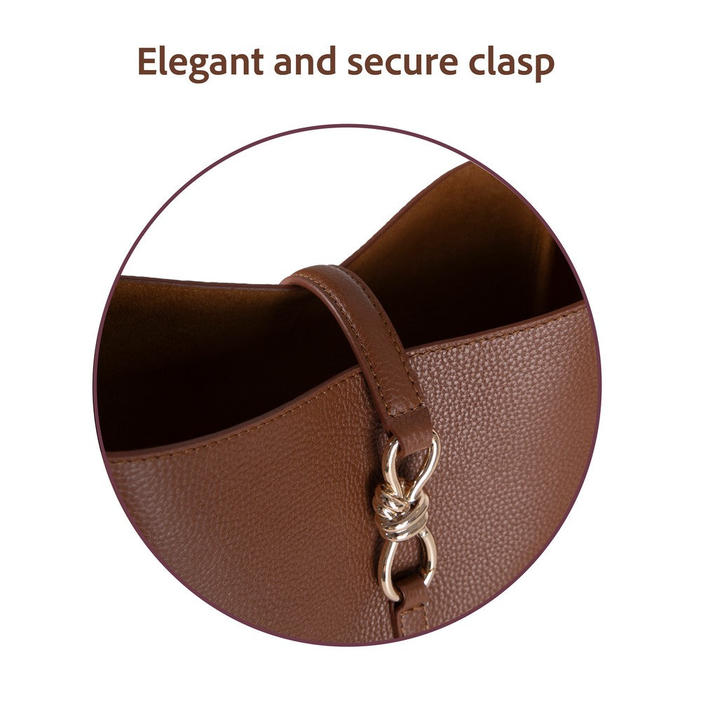 Pebbled Leather Women's Shoulder Bag