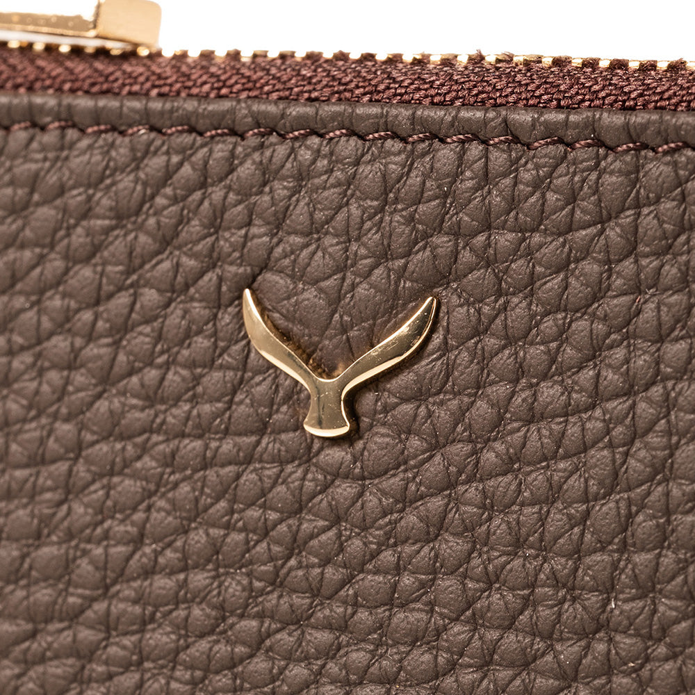 Unisex Leather Coin Purse With Zipper