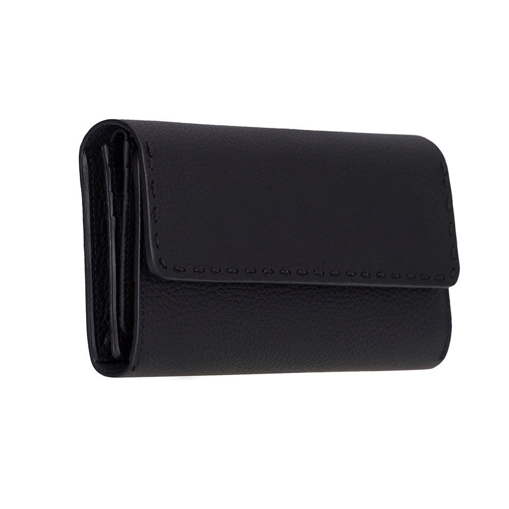 Valora Leather Women’s Wallet  - Phone Holder & Multi-Card Organizer