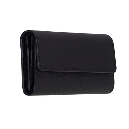 Valora Leather Women’s Wallet  - Phone Holder & Multi-Card Organizer