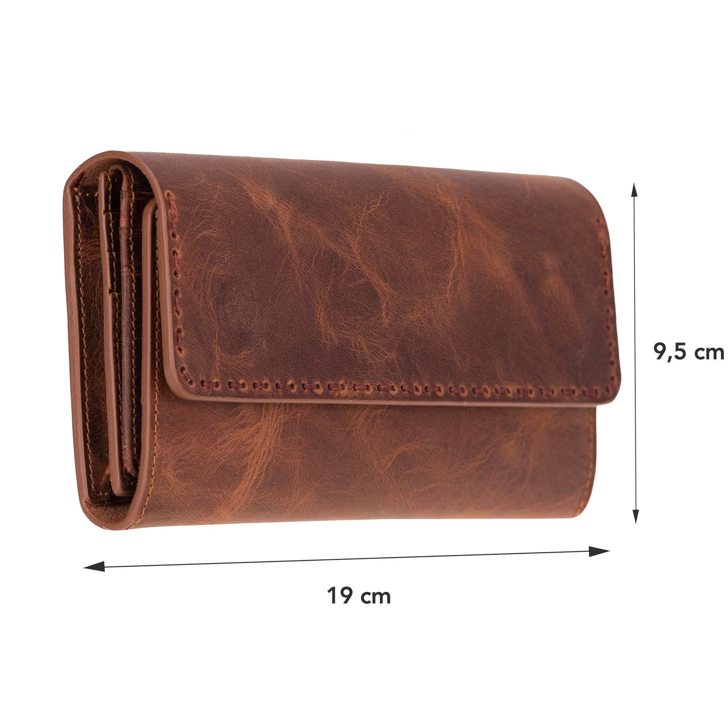 Valora Leather Women’s Wallet  - Phone Holder & Multi-Card Organizer