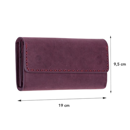 Valora Leather Women’s Wallet  - Phone Holder & Multi-Card Organizer