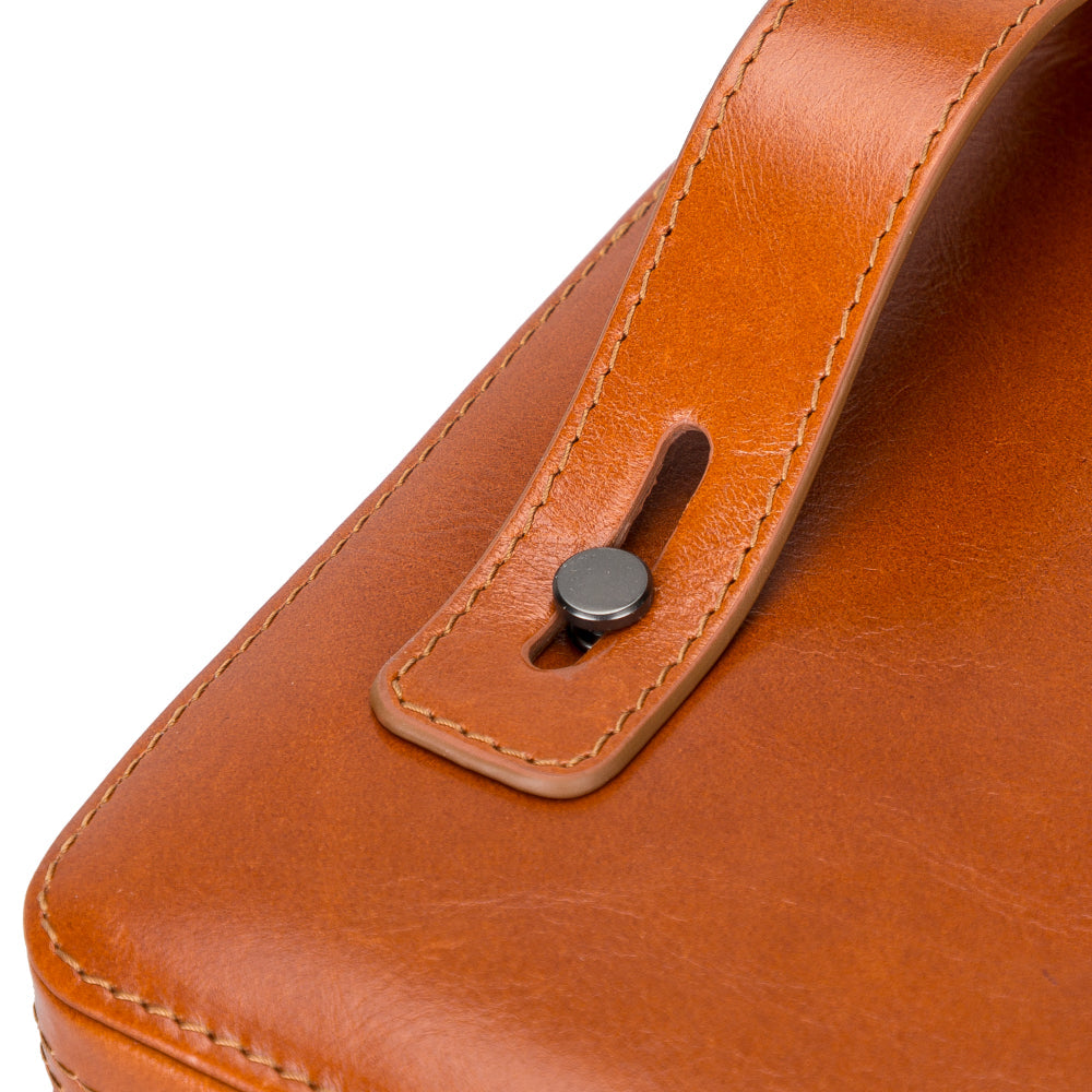 Voyager Leather Travel Cable Organizer Bag