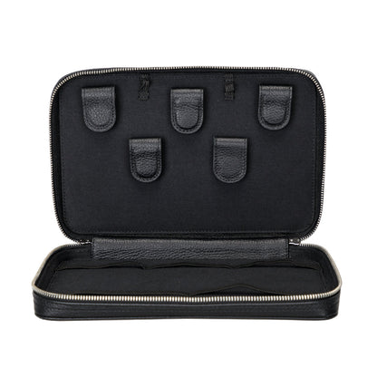 Voyager Leather Travel Cable Organizer Bag