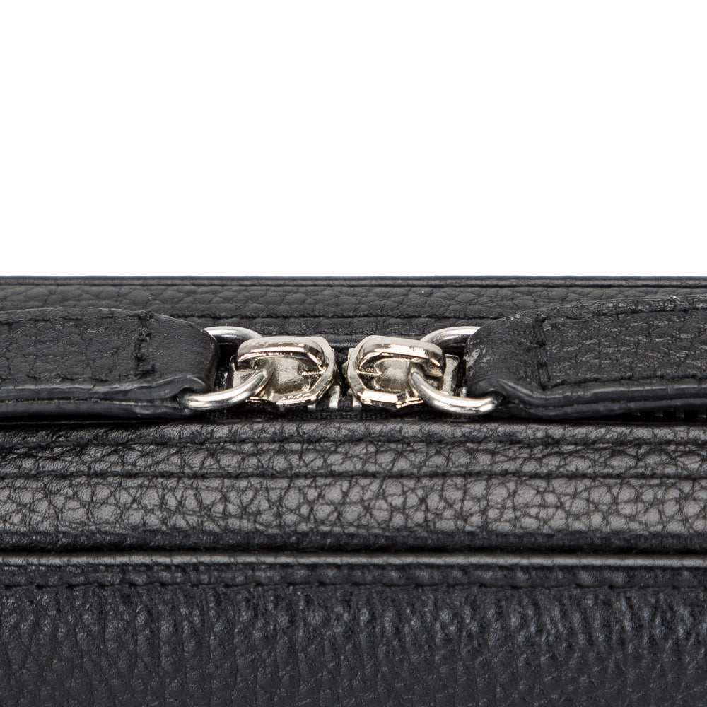 Voyager Leather Travel Cable Organizer Bag