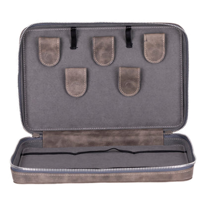 Voyager Leather Travel Cable Organizer Bag