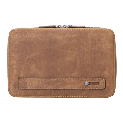 Voyager Leather Travel Cable Organizer Bag