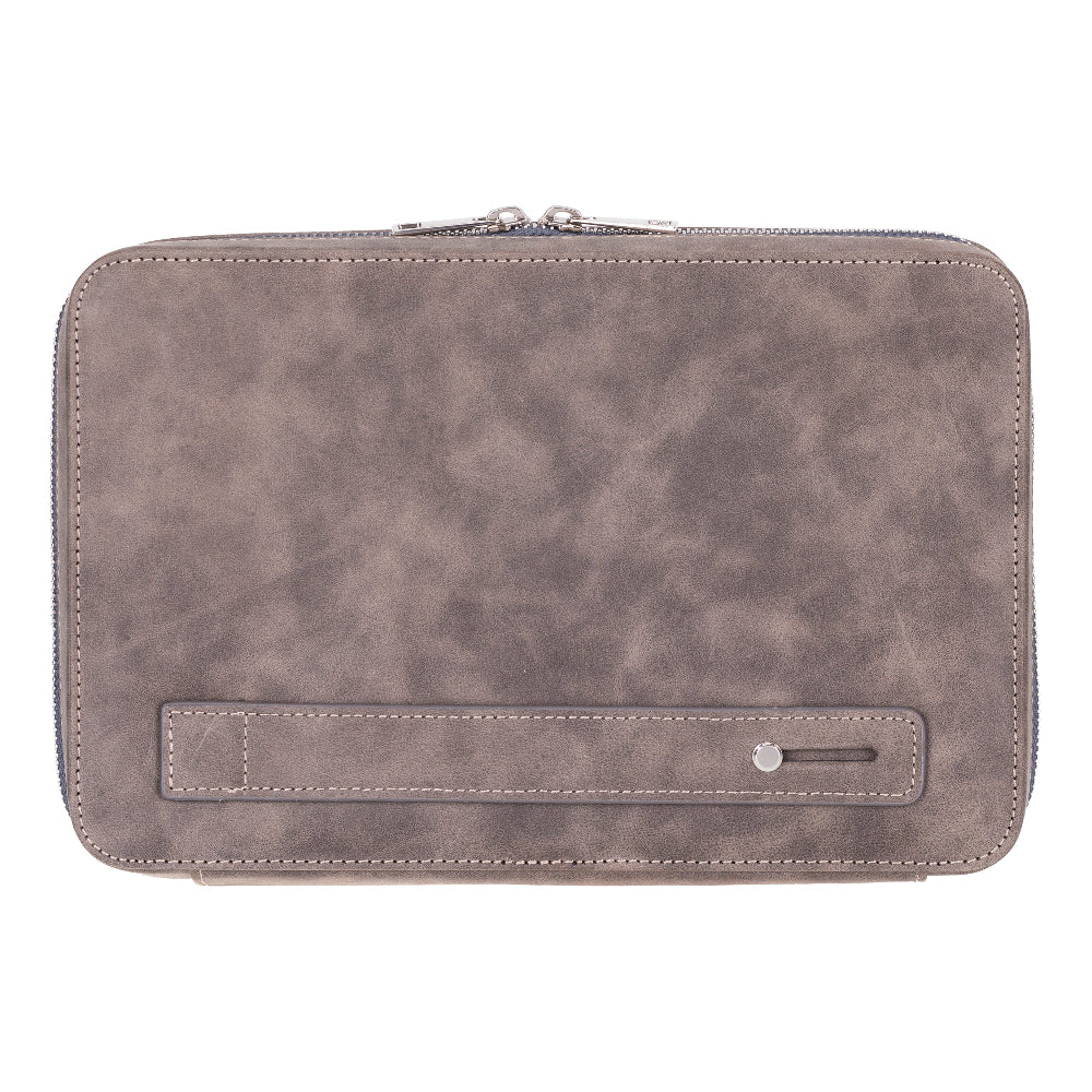 Voyager Leather Travel Cable Organizer Bag