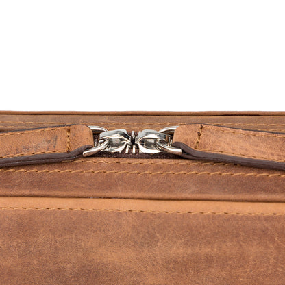 Voyager Leather Travel Cable Organizer Bag