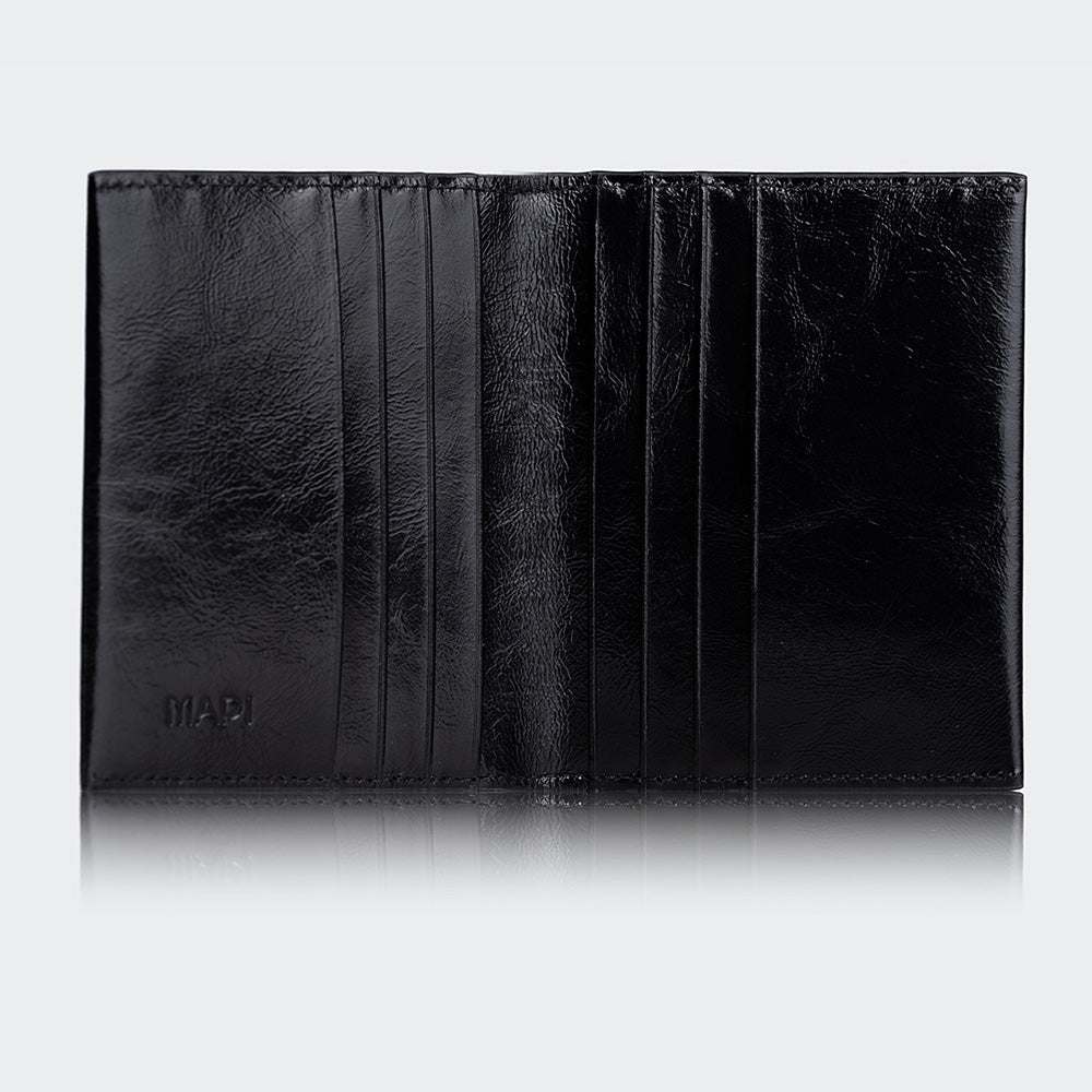 Women Leather Card Holder With Flap