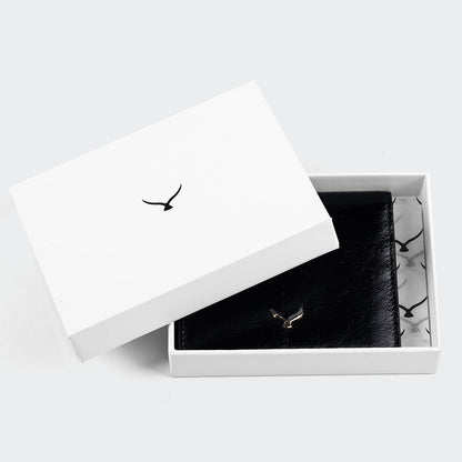 Women Leather Card Holder With Flap