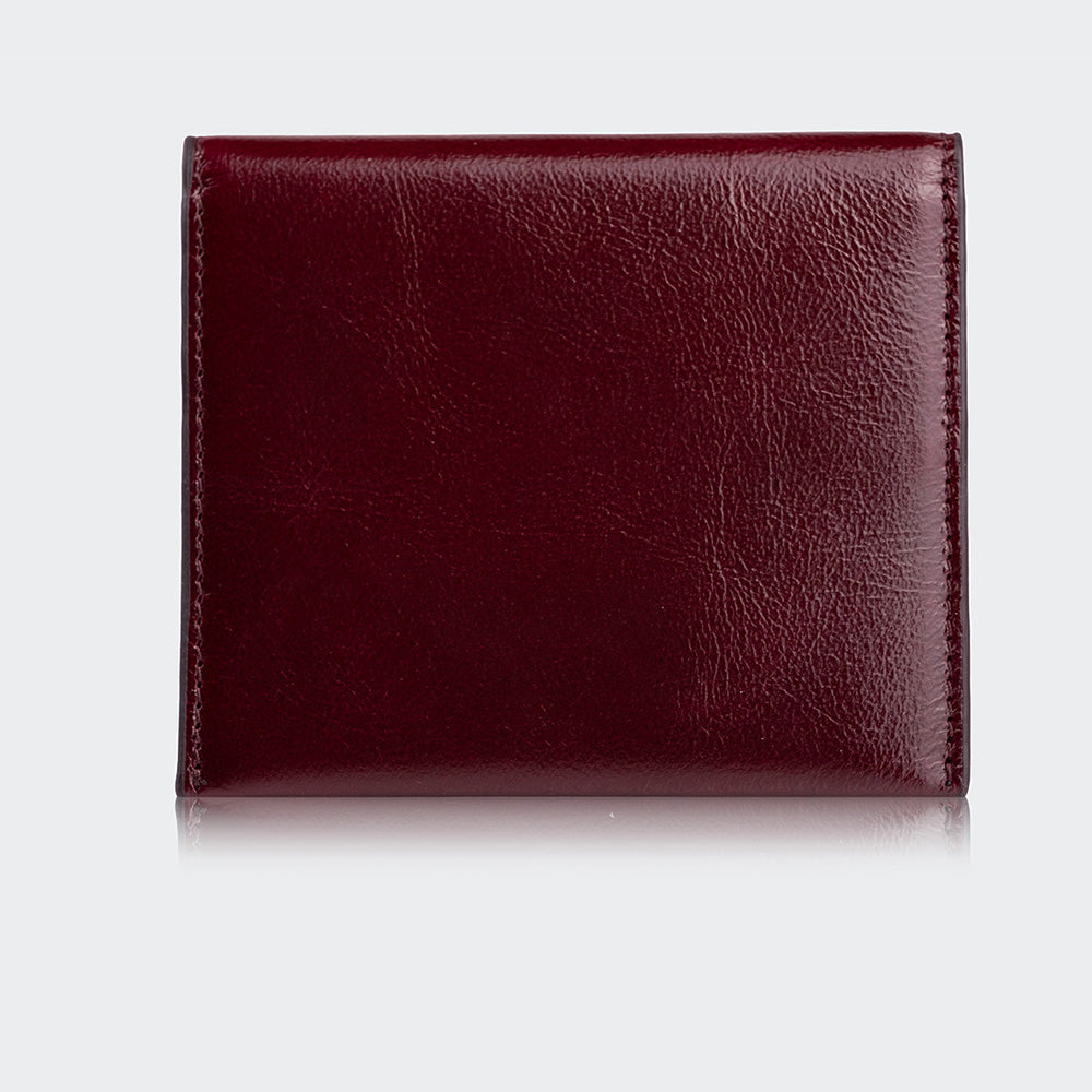 Women Leather Card Holder With Flap