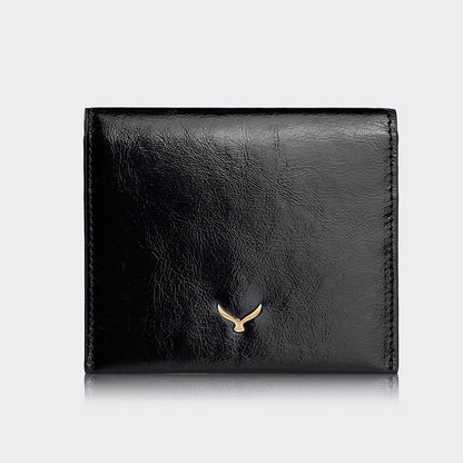 Women Leather Card Holder With Flap