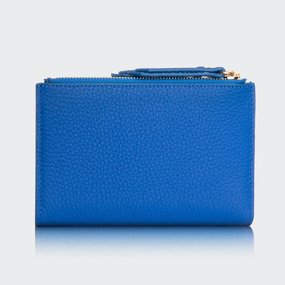 Women Two Pocket Leather Wallet With Magnetic Closure