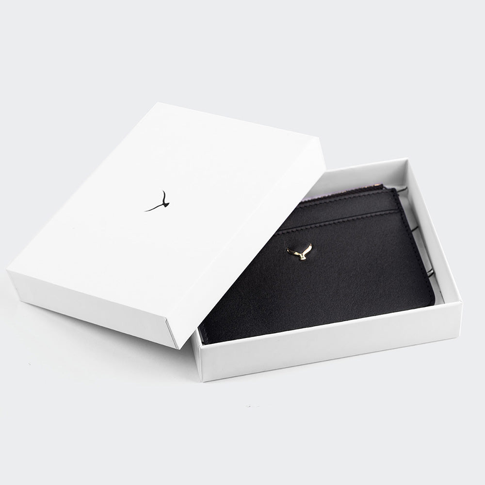 Women Leather Card Holder With Zipper