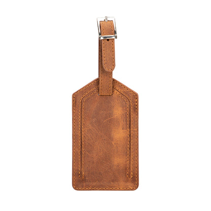 Leather Airtag Luggage Tag