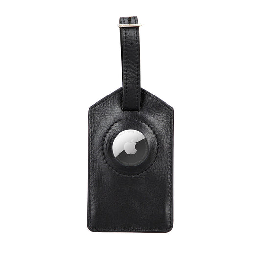 Leather Airtag Luggage Tag