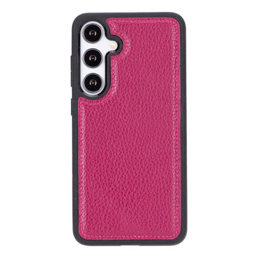 PLM Flexible Leather Back Cover for Samsung Galaxy S24 Plus Fuchsia