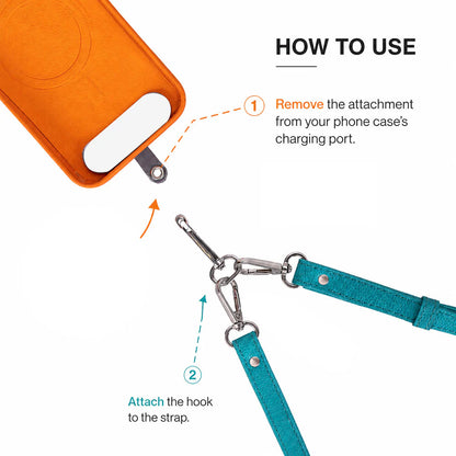 PU Leather Phone Strap Wallet Set Clip-On Crossbody FlexGo