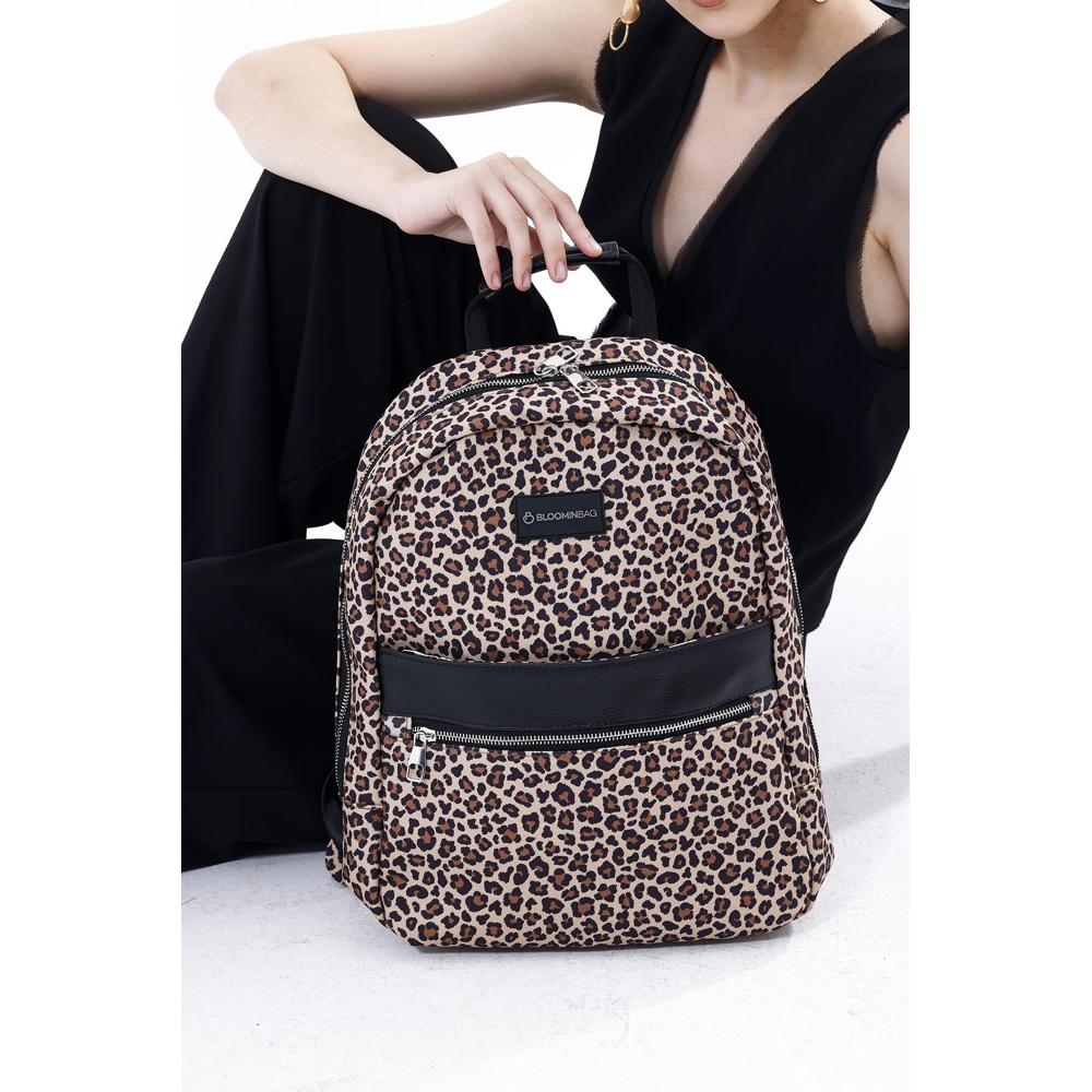 BloominBag Earthy Leopard 13-14 inch MacBook / Laptop Backpack_11