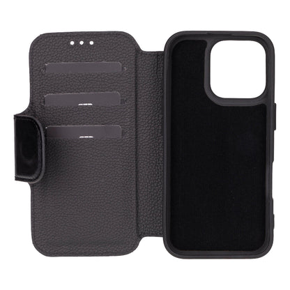 iPhone 16 Pro Max Genuine Leather Folio Case