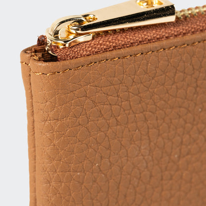 Unisex Leather Coin Purse With Zipper