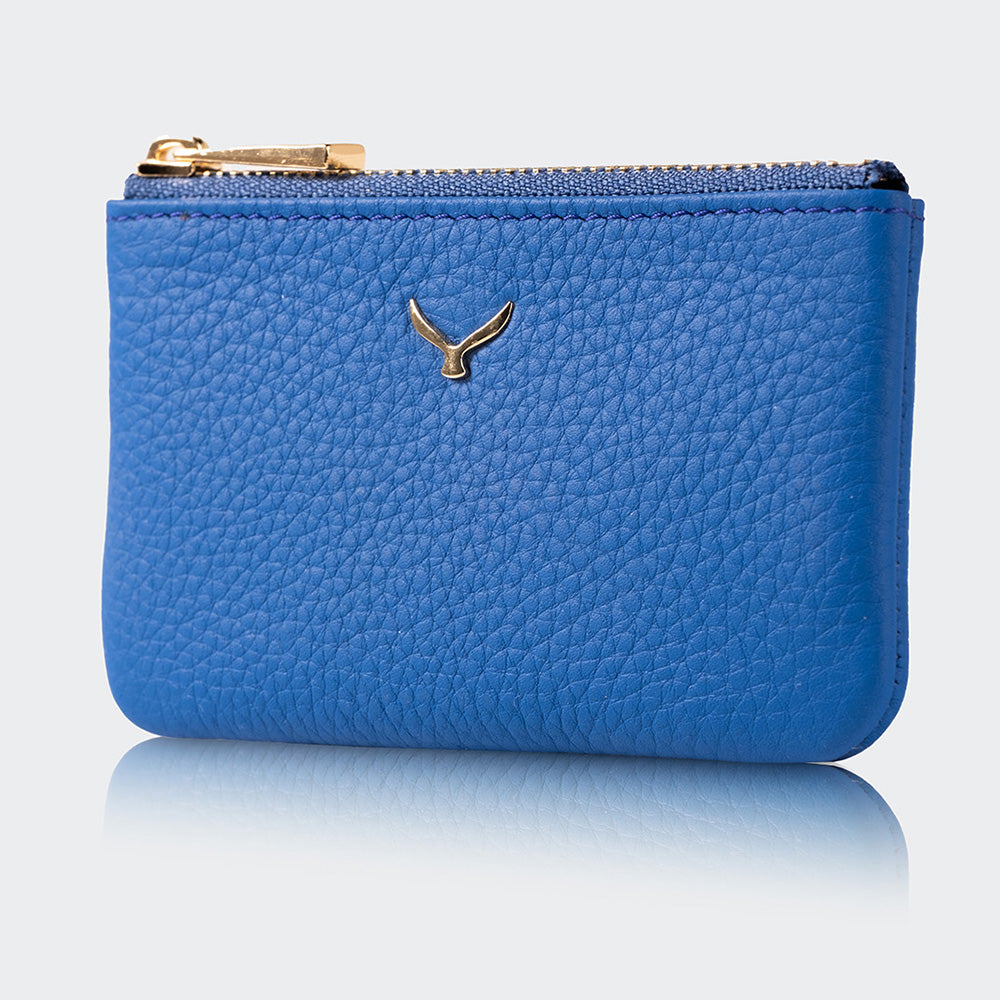 Unisex Leather Coin Purse With Zipper