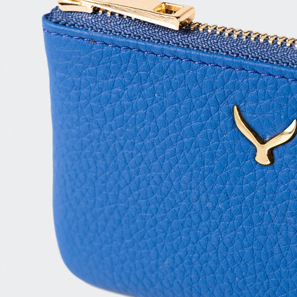 Unisex Leather Coin Purse With Zipper