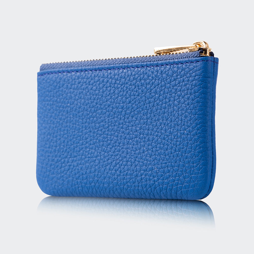 Unisex Leather Coin Purse With Zipper