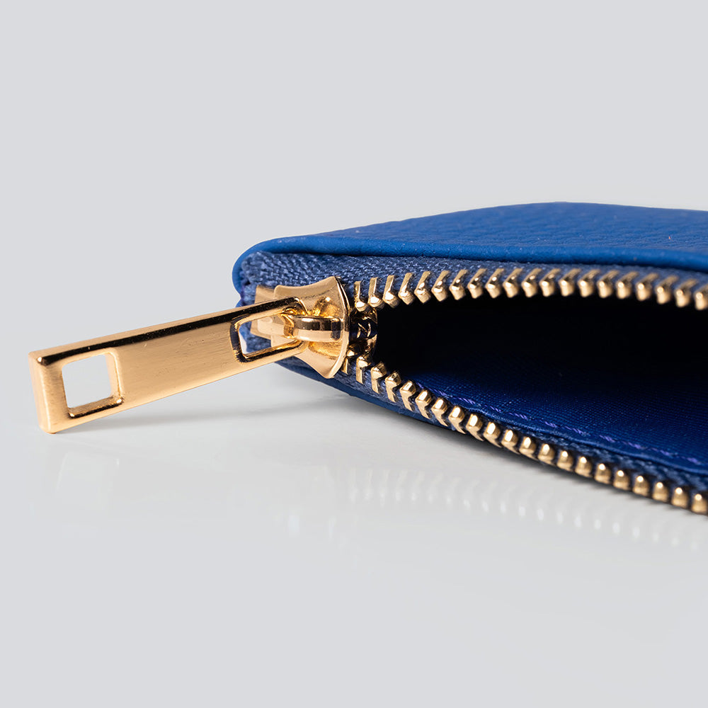 Unisex Leather Coin Purse With Zipper