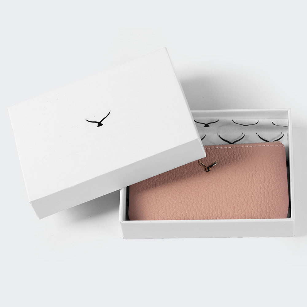 Unisex Leather Coin Purse With Zipper