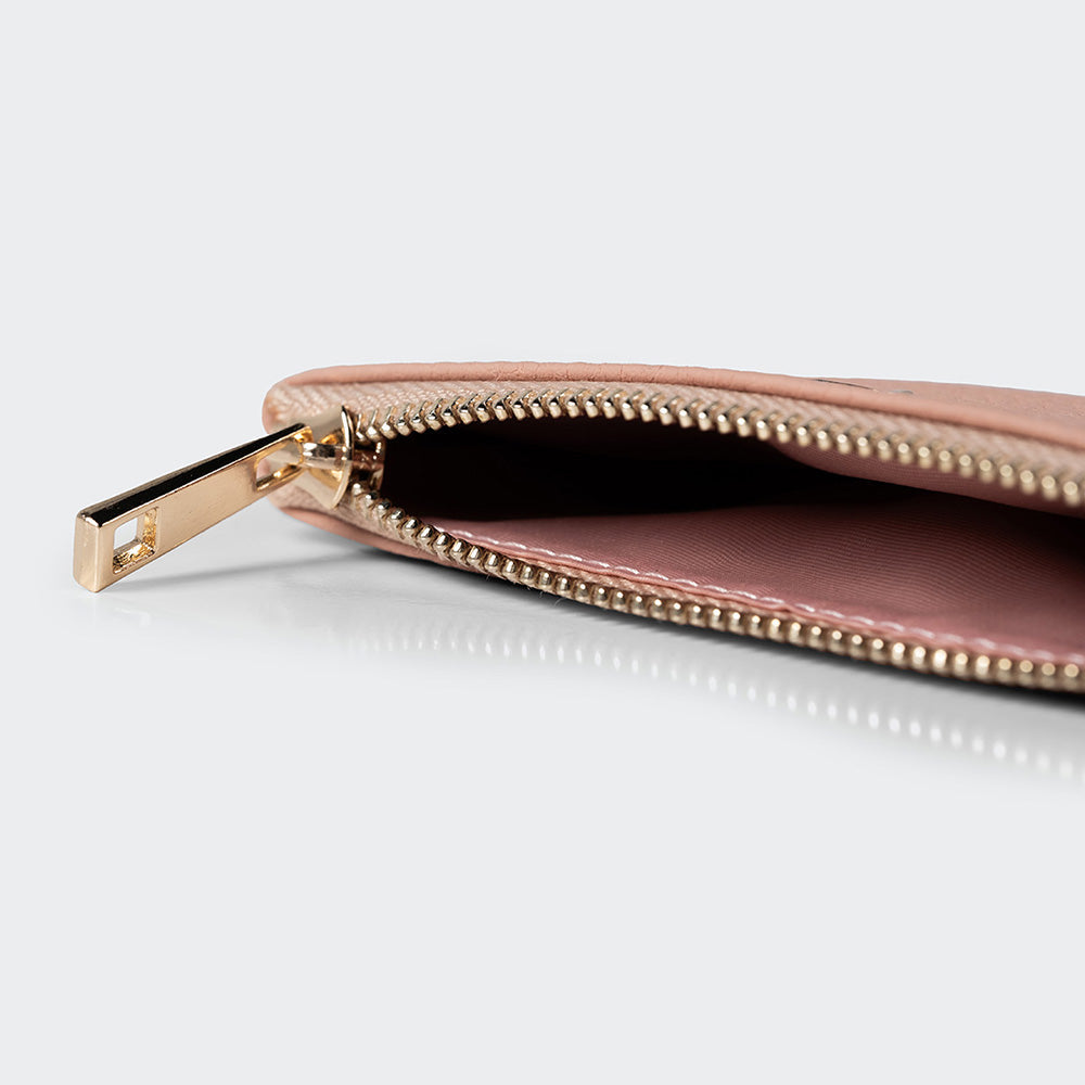 Unisex Leather Coin Purse With Zipper