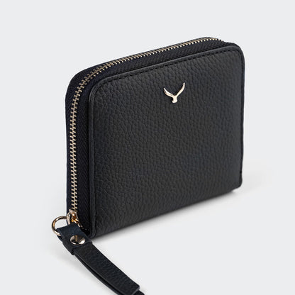 Women Mini Leather Wallet With Zipper