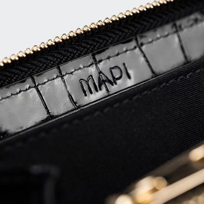 Women Large Leather Wallet With Triple Compartments