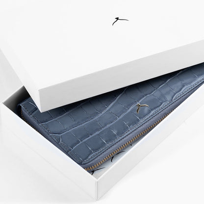 Women Large Leather Wallet With Triple Compartments